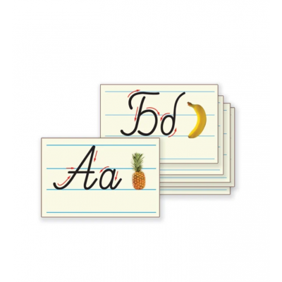 Големи карти Ръкописни букви - Азбуката