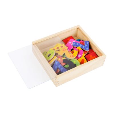 Дървени магнитни цифри, 40 части