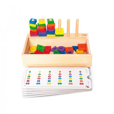 Кули за нанизване, геометрични фигури Nowa Szkola