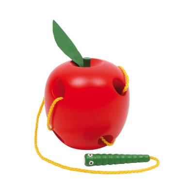 Ябълка и червейче - игра за нанизване