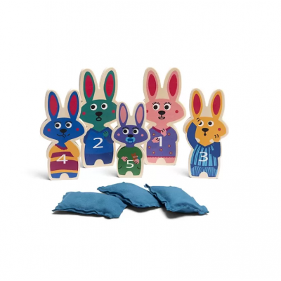 Забавна игра - лягащите зайчета