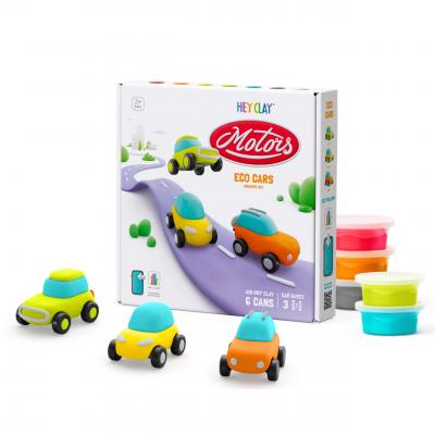 Глина за моделиране Eco Cars Hey Clay