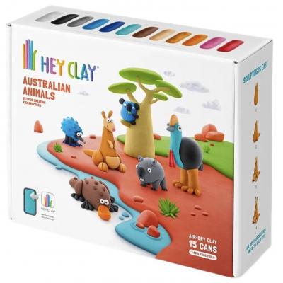 Глина за моделиране Australian Animals Hey Clay 