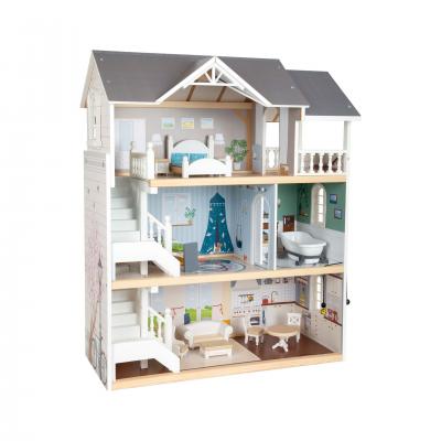 Къща за кукли на три етажа - 63 x 32 x 76cm Small Foot