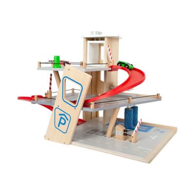 Дървен паркинг за коли - 62 х 36 х 43cm Small Foot