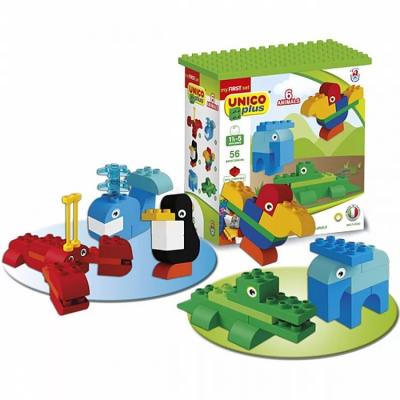 Конструктор UNICO - Животни 56 части