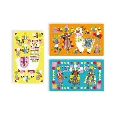 Творчески комплект - Помпони лама Janod