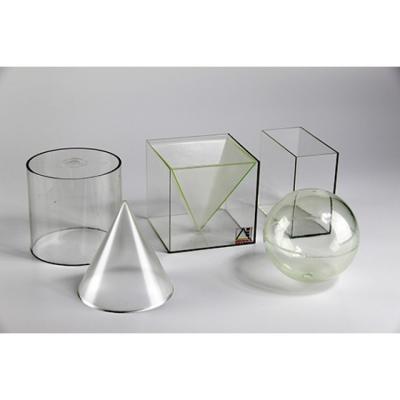 Прозрачни геометрични тела - 6 броя 